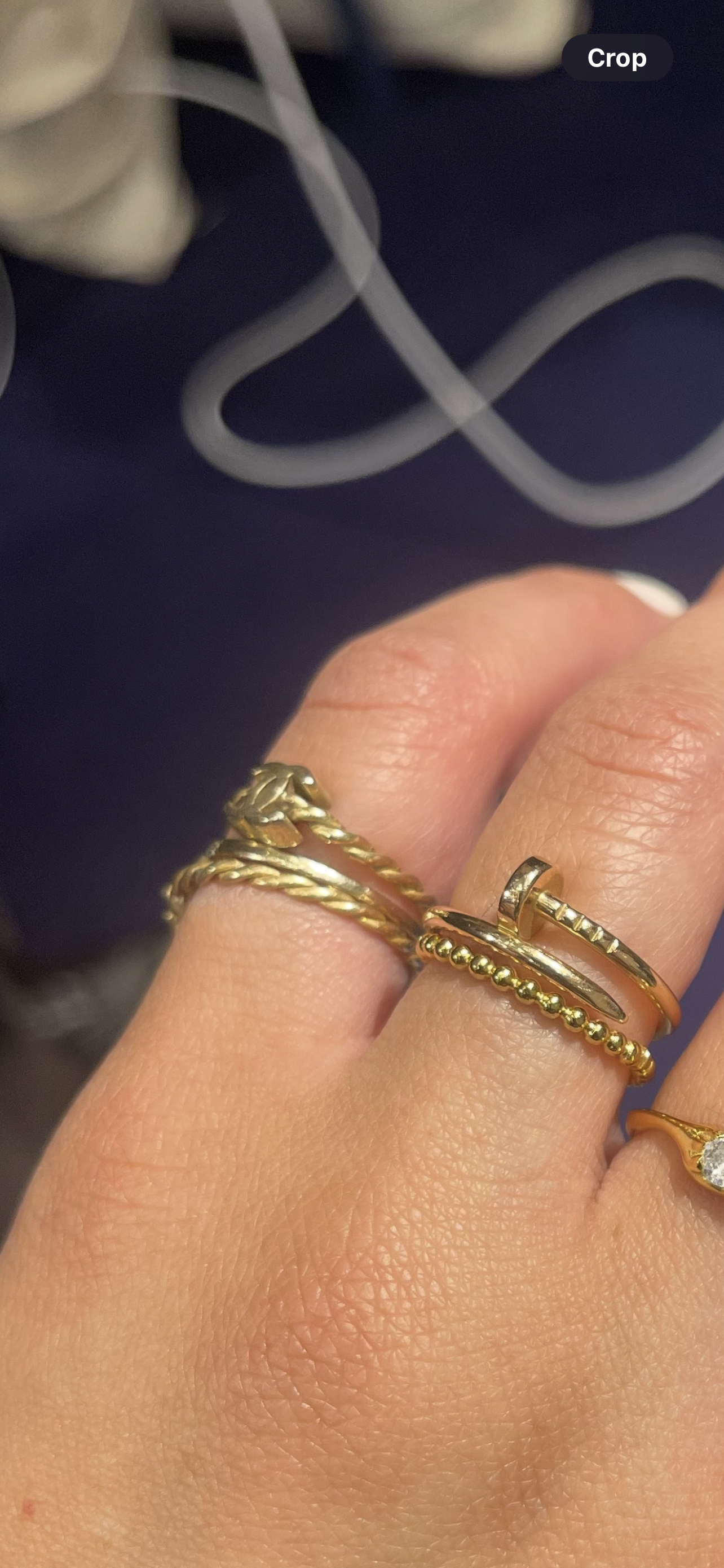 Dotted Ring Gold
