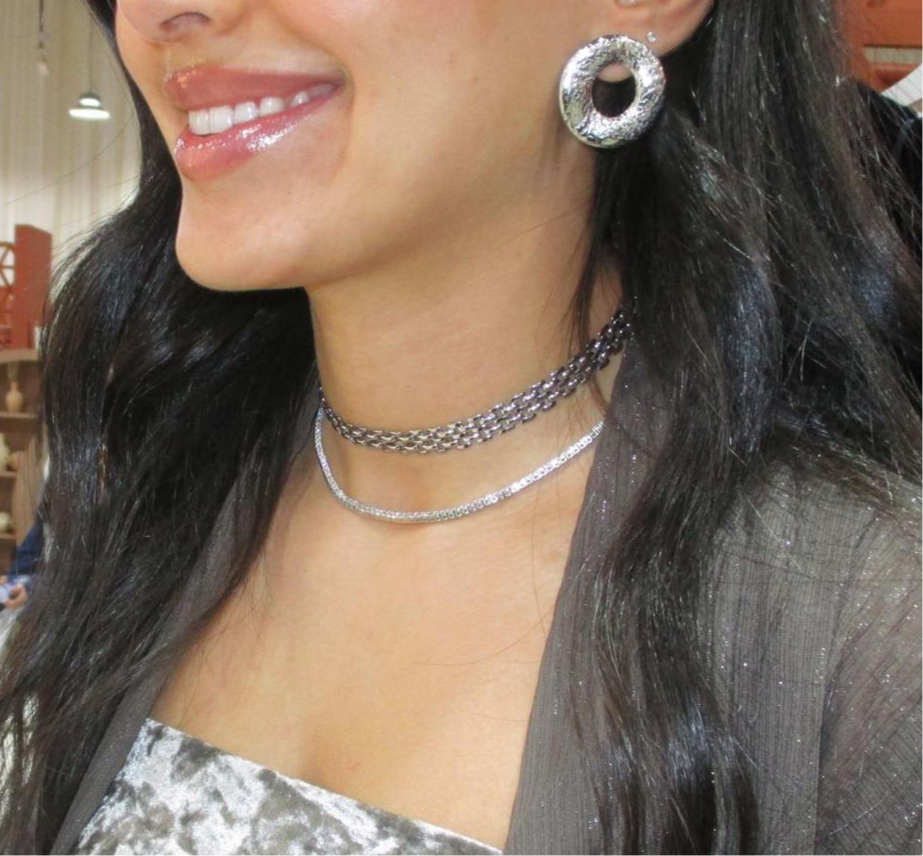 Textured Loop Silver