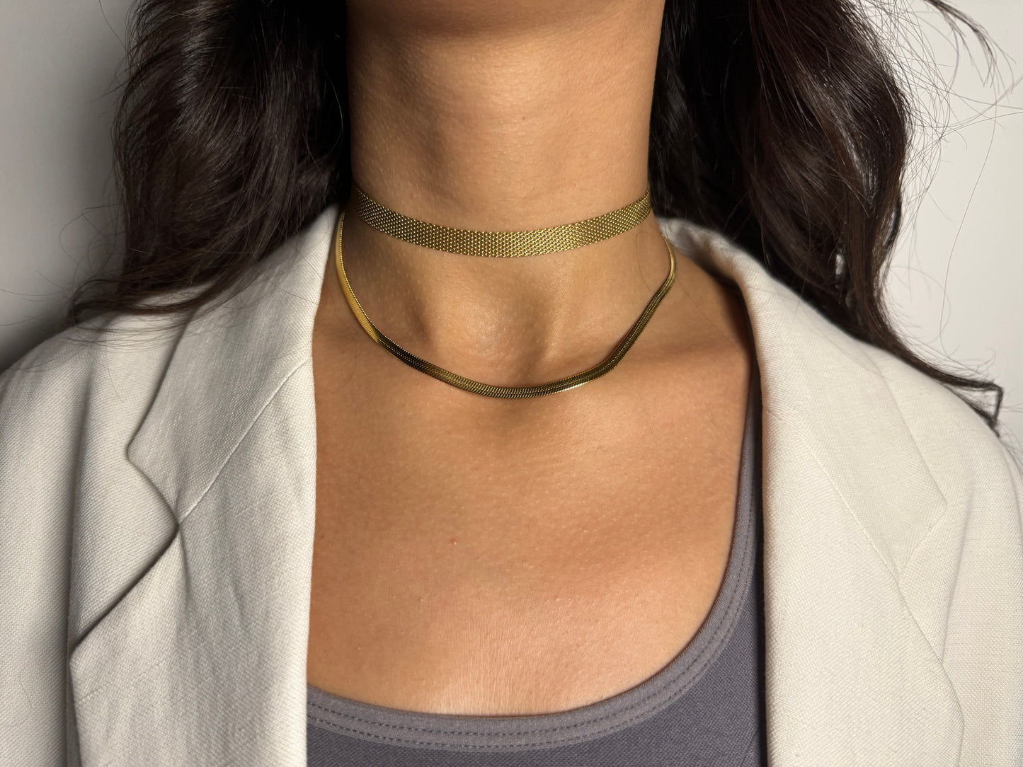 Snake Choker Gold