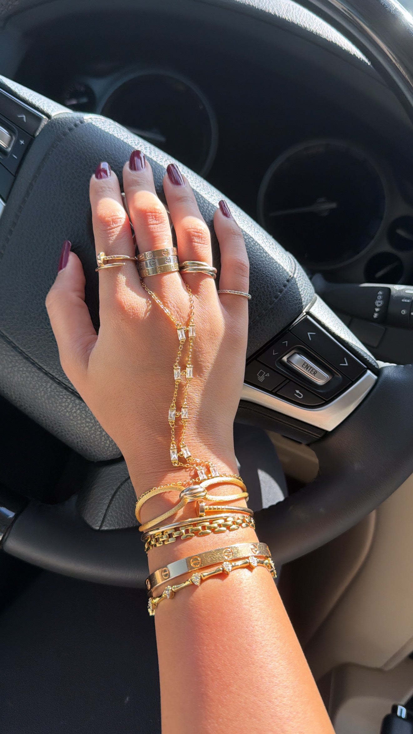 Bone Bracelet Gold