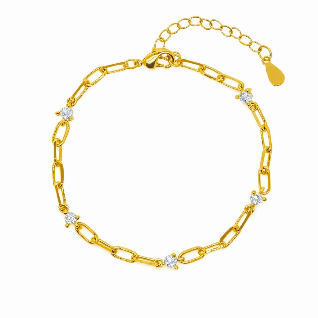 linked Bracelet Gold