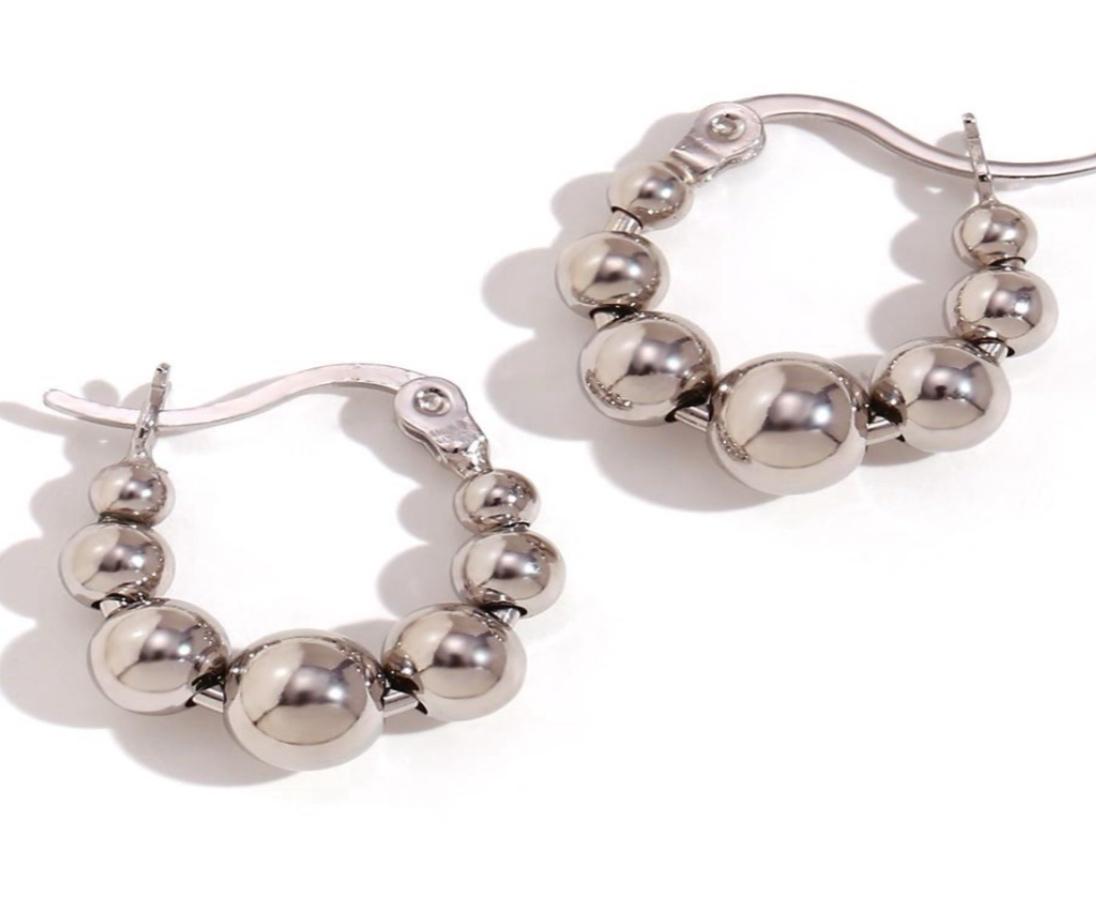 Reia Earrings Silver