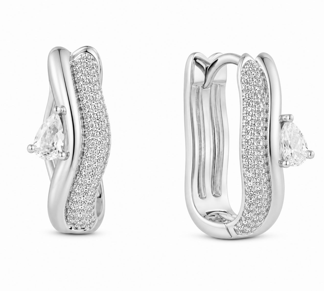 Arc Earrings Silver