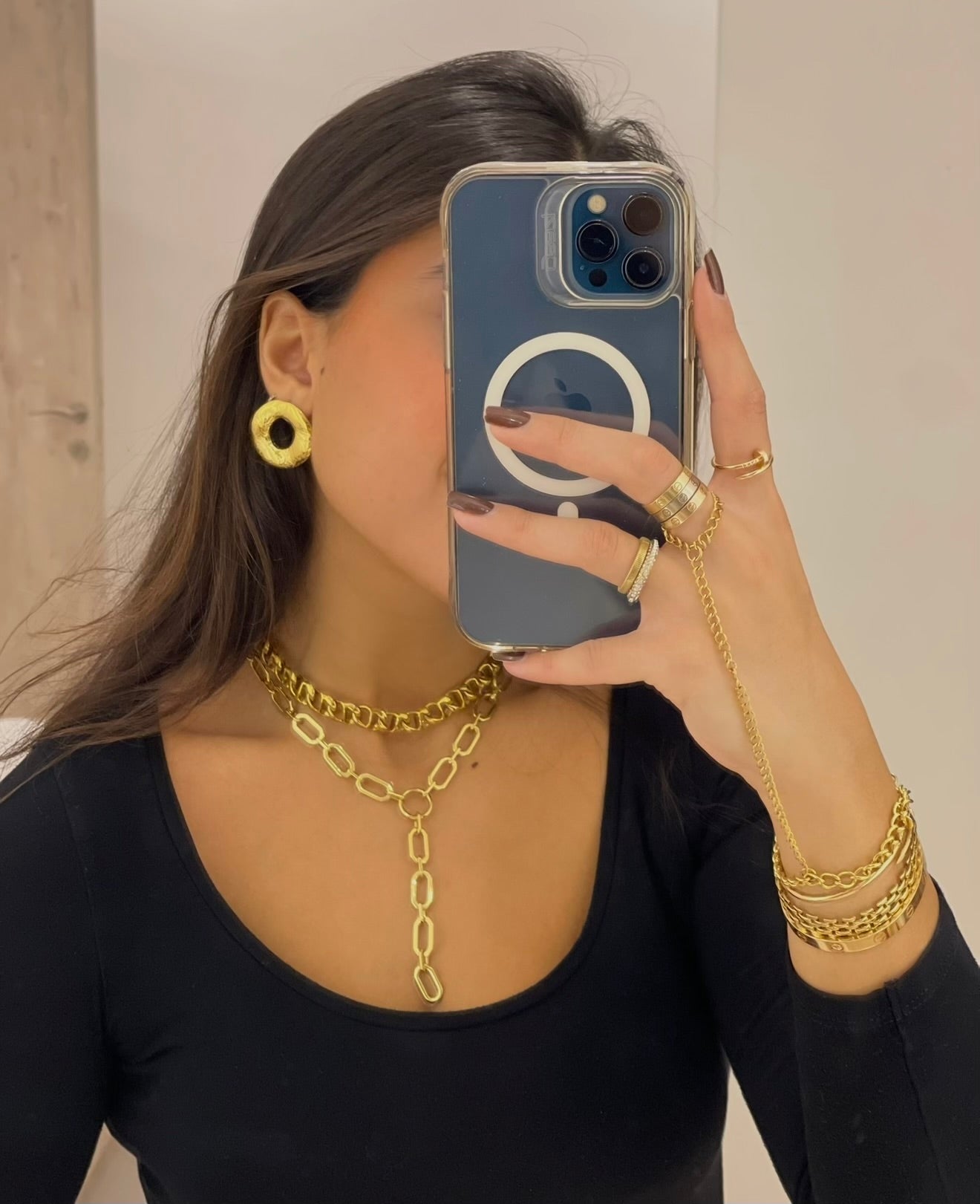 Chained Necklace Gold