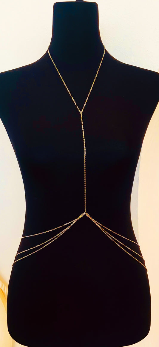 Liberty Body Chain Gold