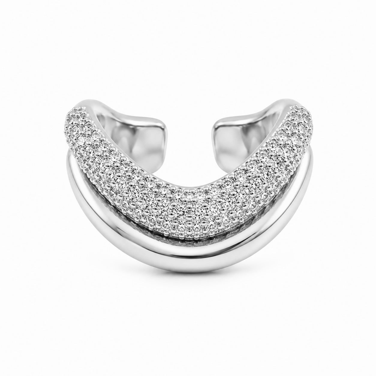 Arc Ear Cuff Silver