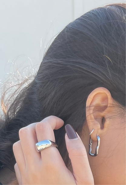 Nata Earrings Silver