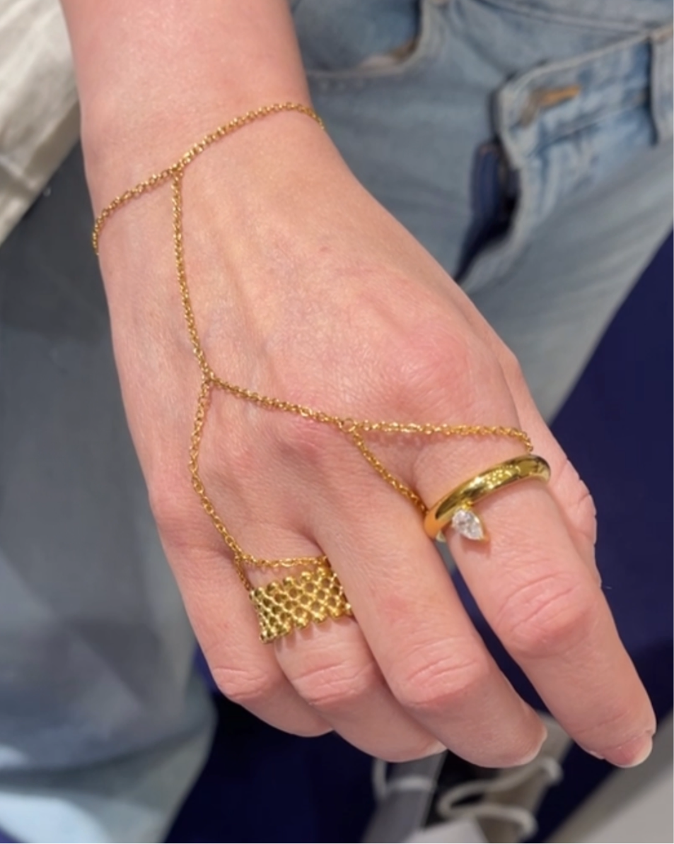 Duo Hand Chain Gold