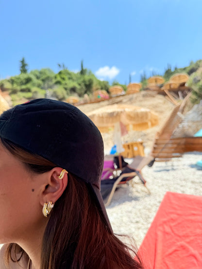 Arc Earrings Gold