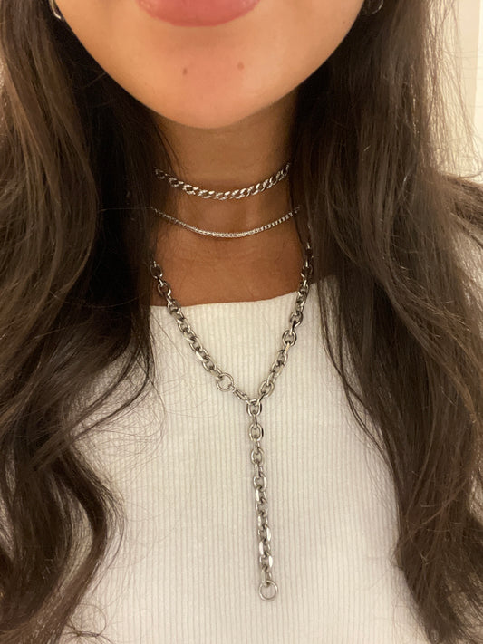 Trilogy Necklace Silver