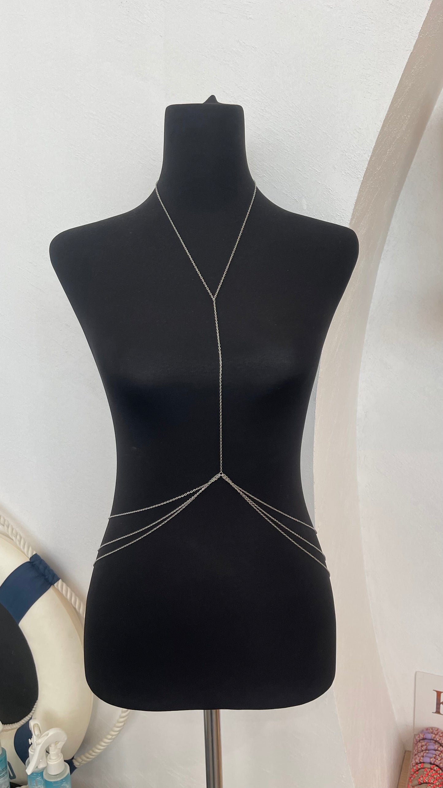 Liberty Body Chain Silver