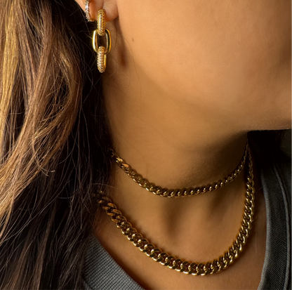 Cuban Choker Gold