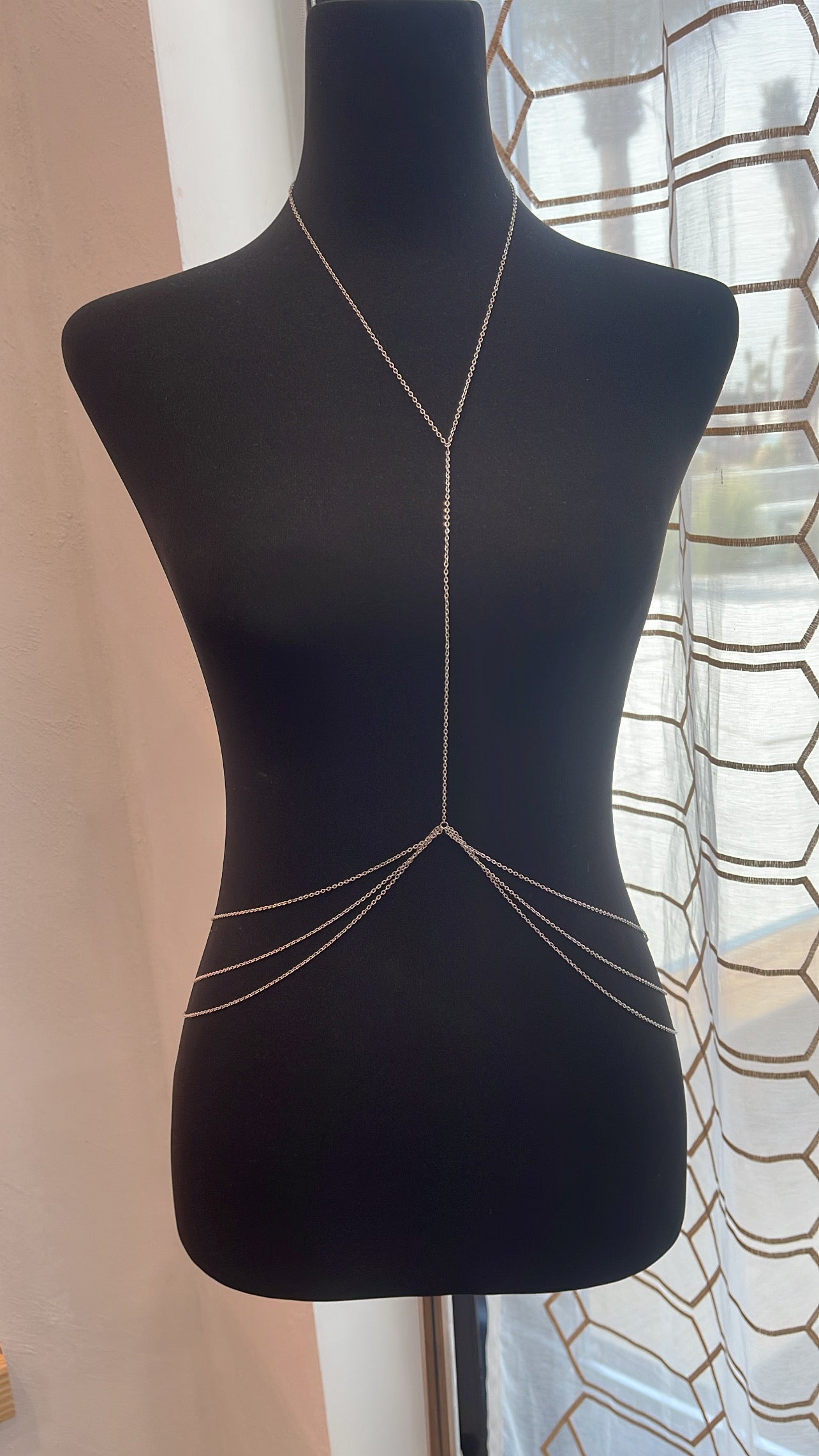 Liberty Body Chain Silver