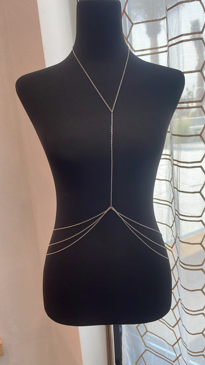 Liberty Body Chain Silver