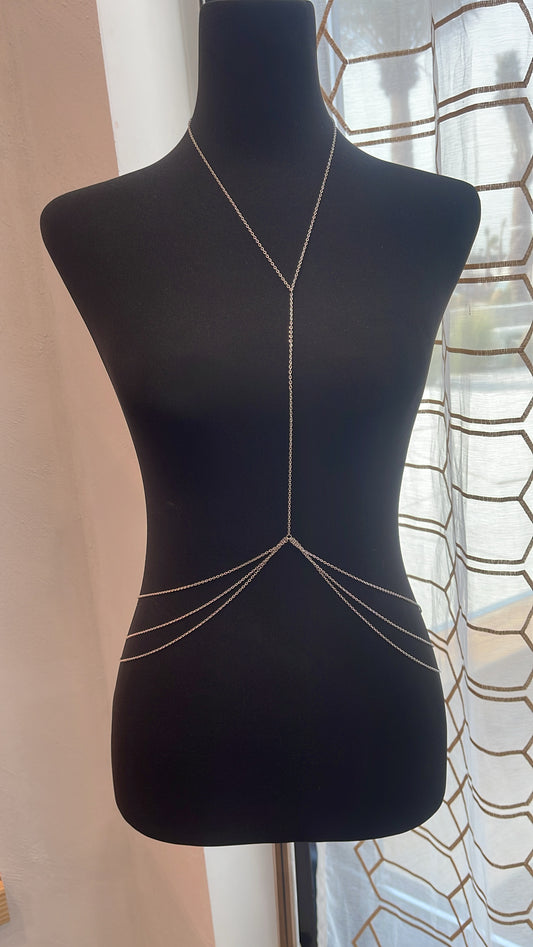 Liberty Body Chain Silver