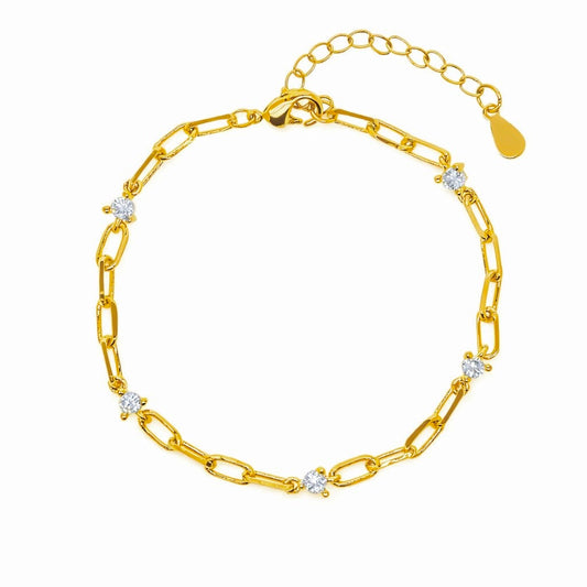 linked Bracelet Gold