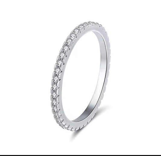 Feather Pinky Ring Silver