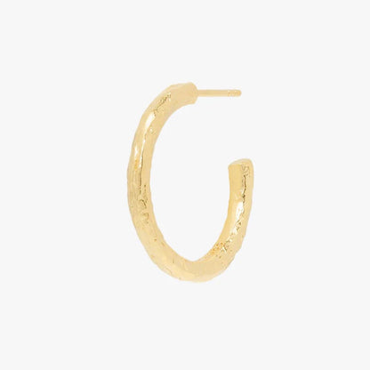 Textured Hoop Gold