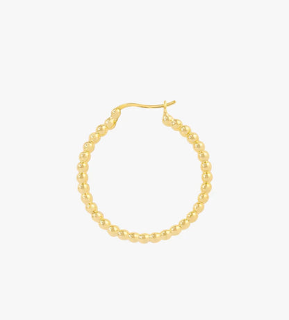 Dotted Hoop Gold