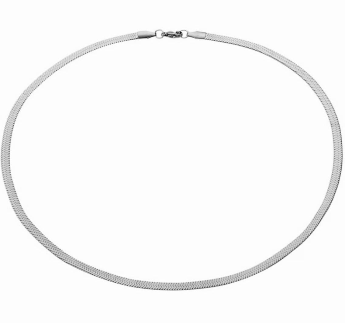 Snake Choker Silver