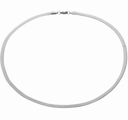 Snake Choker Silver