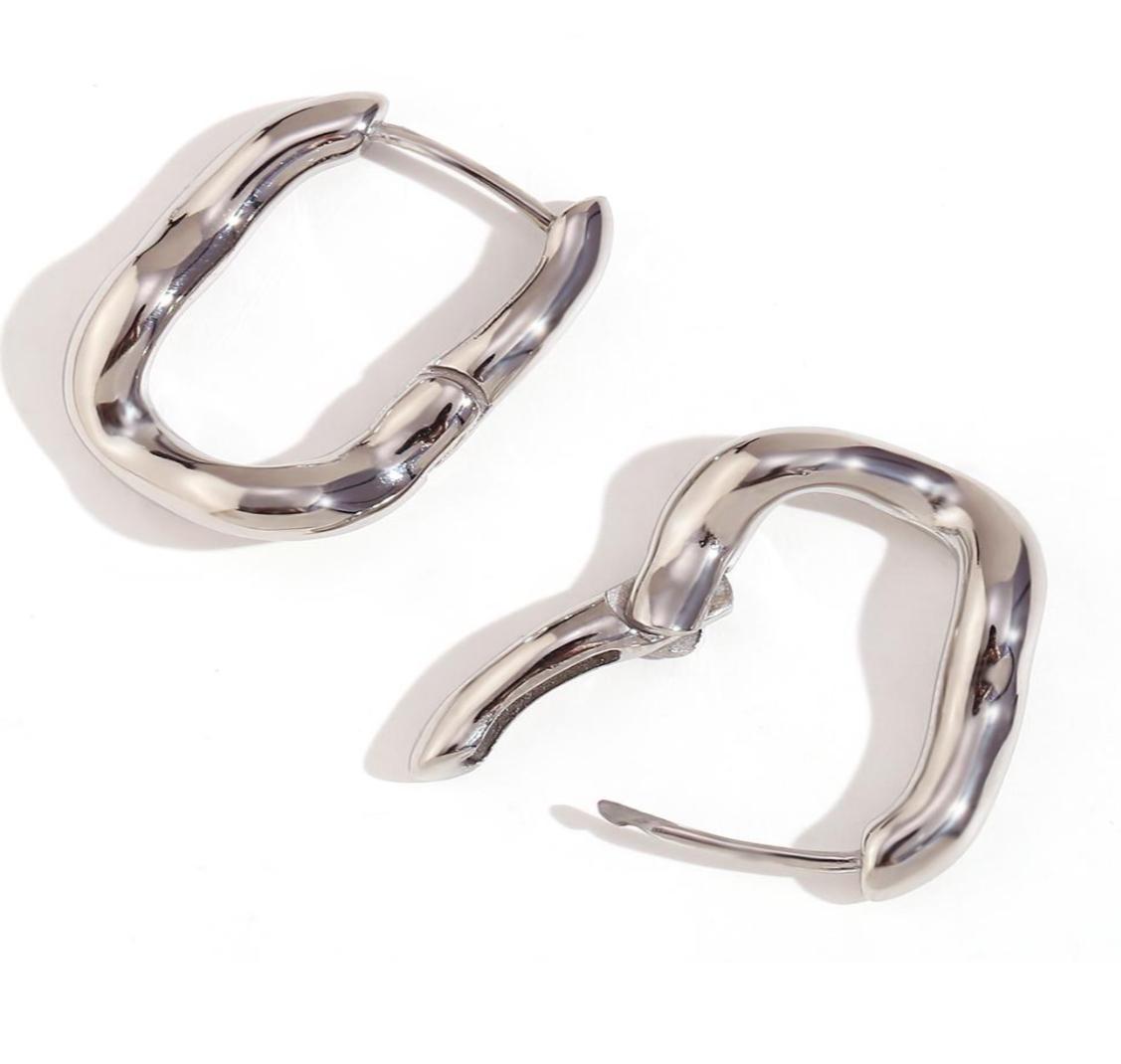 Nata Earrings Silver