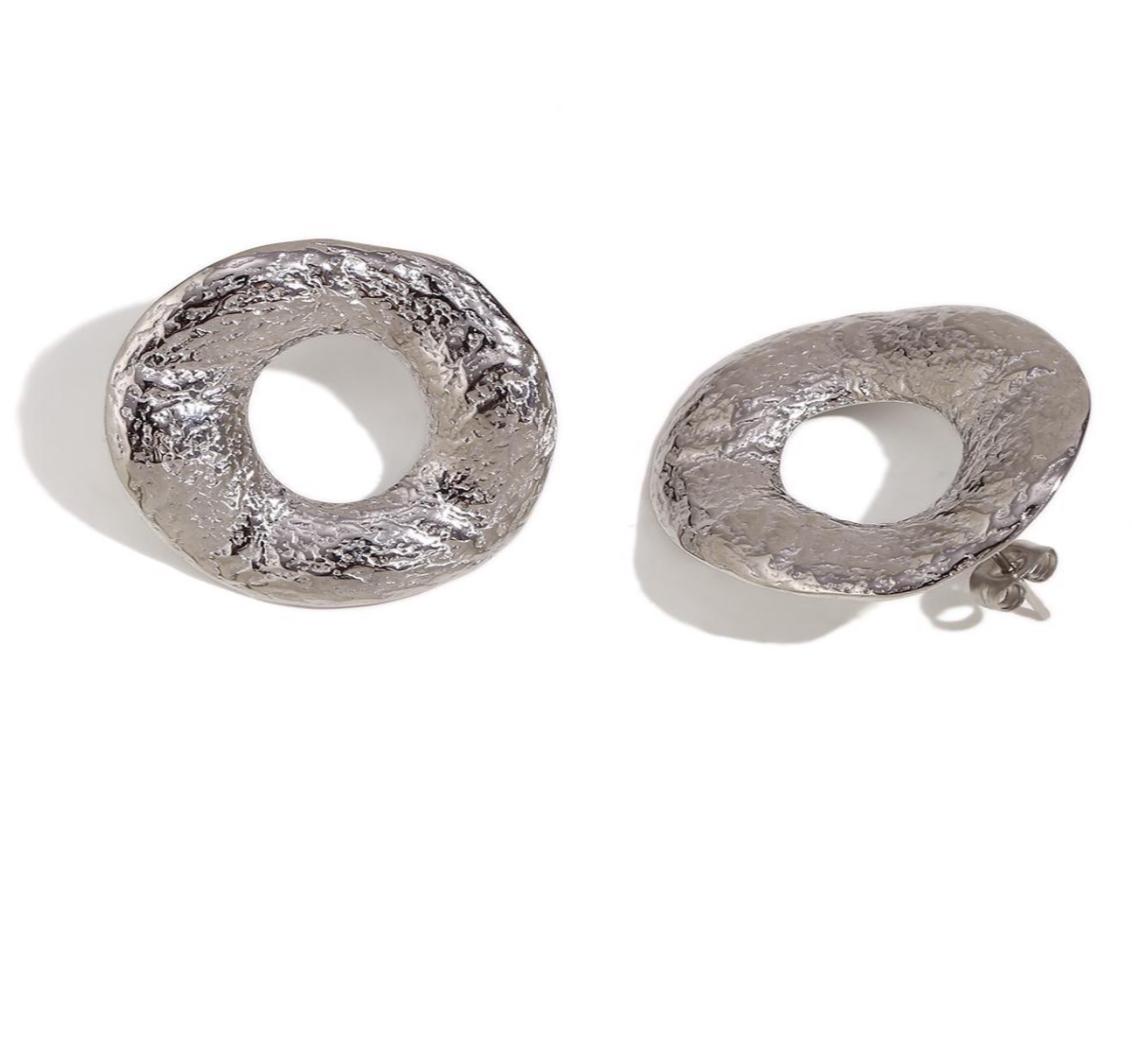 Textured Loop Silver