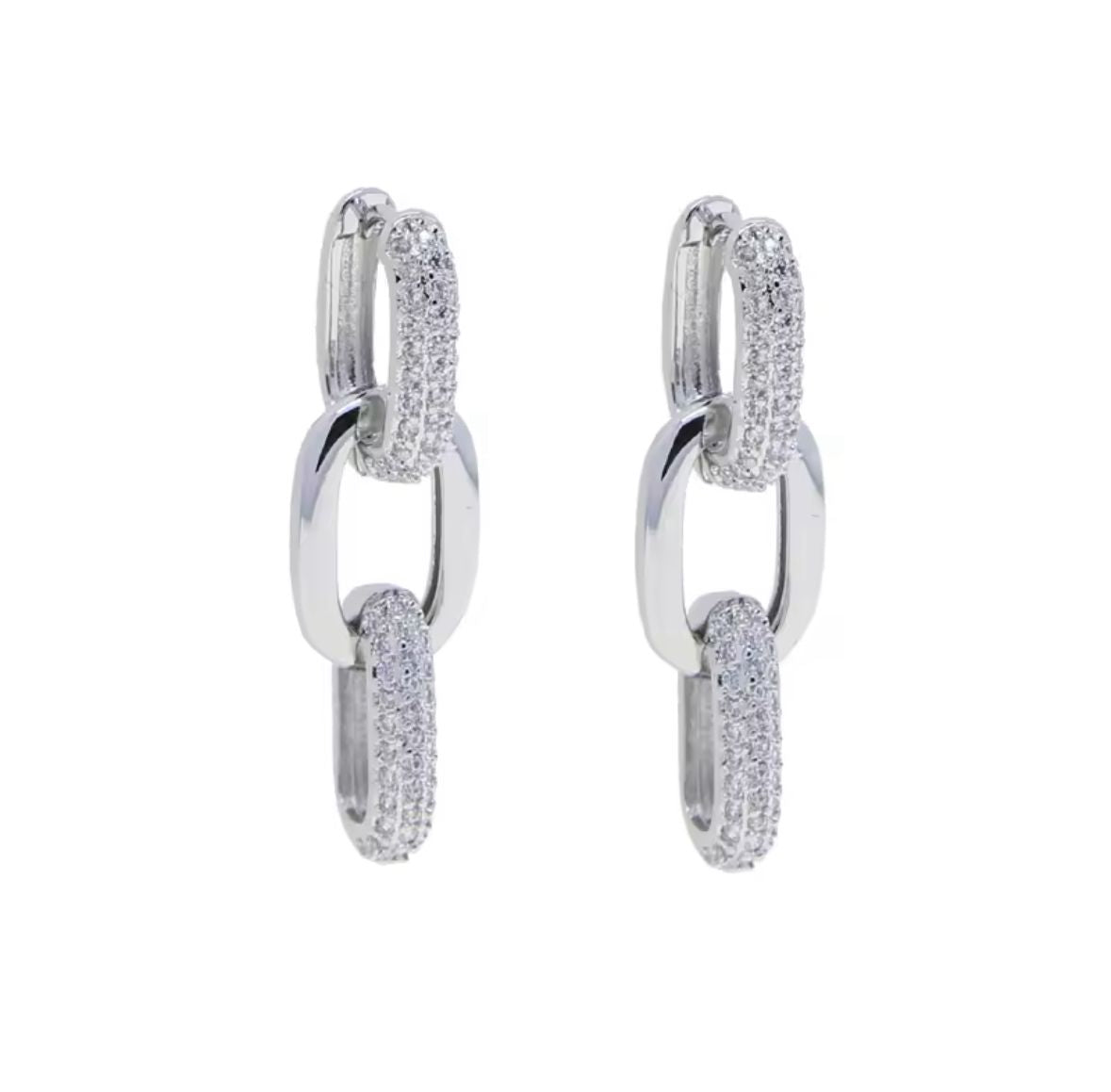Motif Earrings Silver