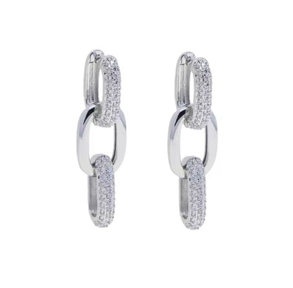 Motif Earrings Silver