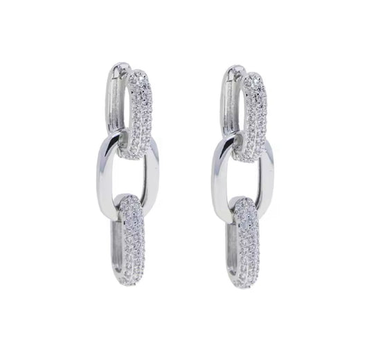 Motif Earrings Silver