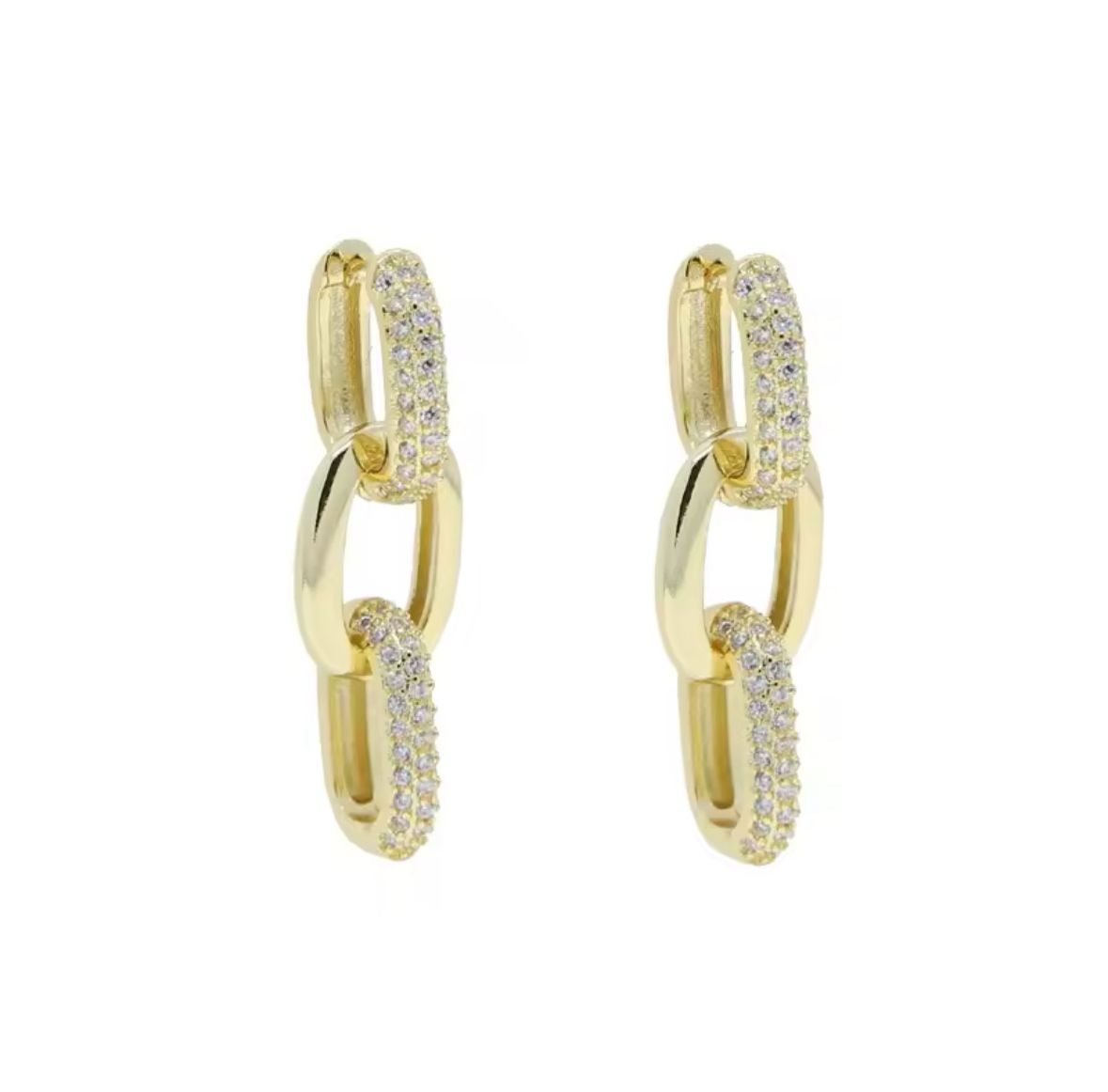 Motif Earrings Gold