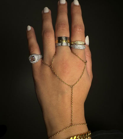 Duo Hand Chain Gold