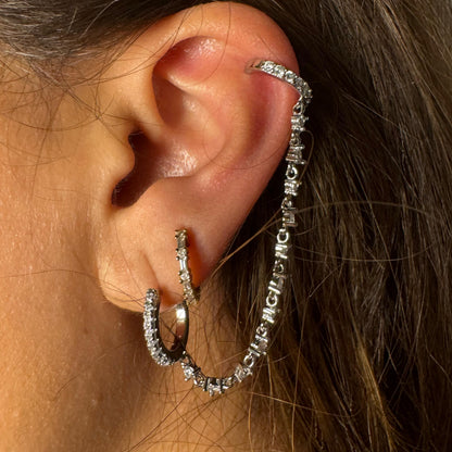 Ponto Earrings Silver