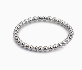 Dotted Ring Silver