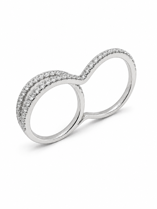 Double Duo Ring Silver