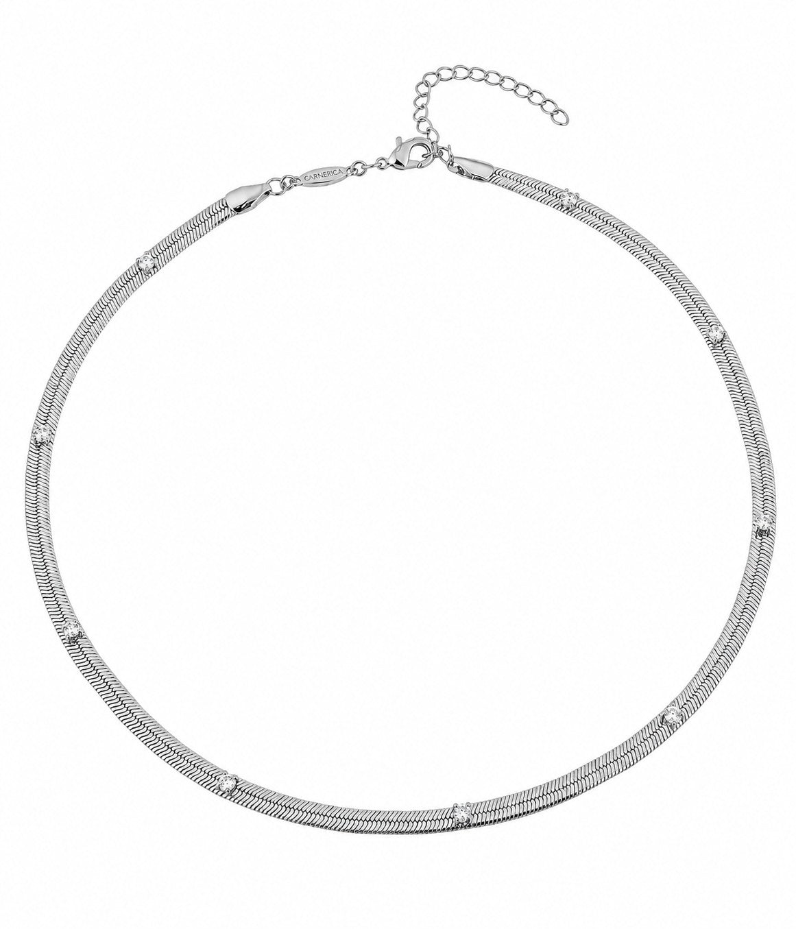 Glint Snake Choker Silver