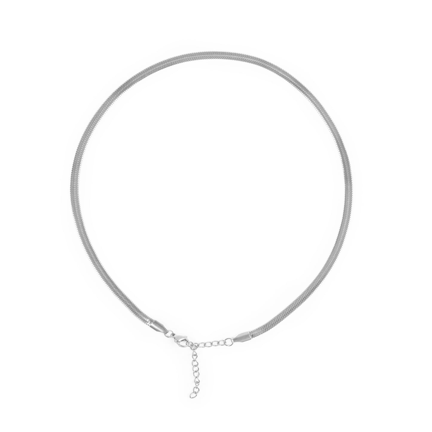Snake Choker Silver