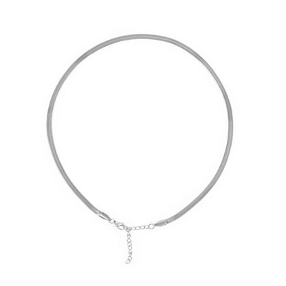 Snake Choker Silver