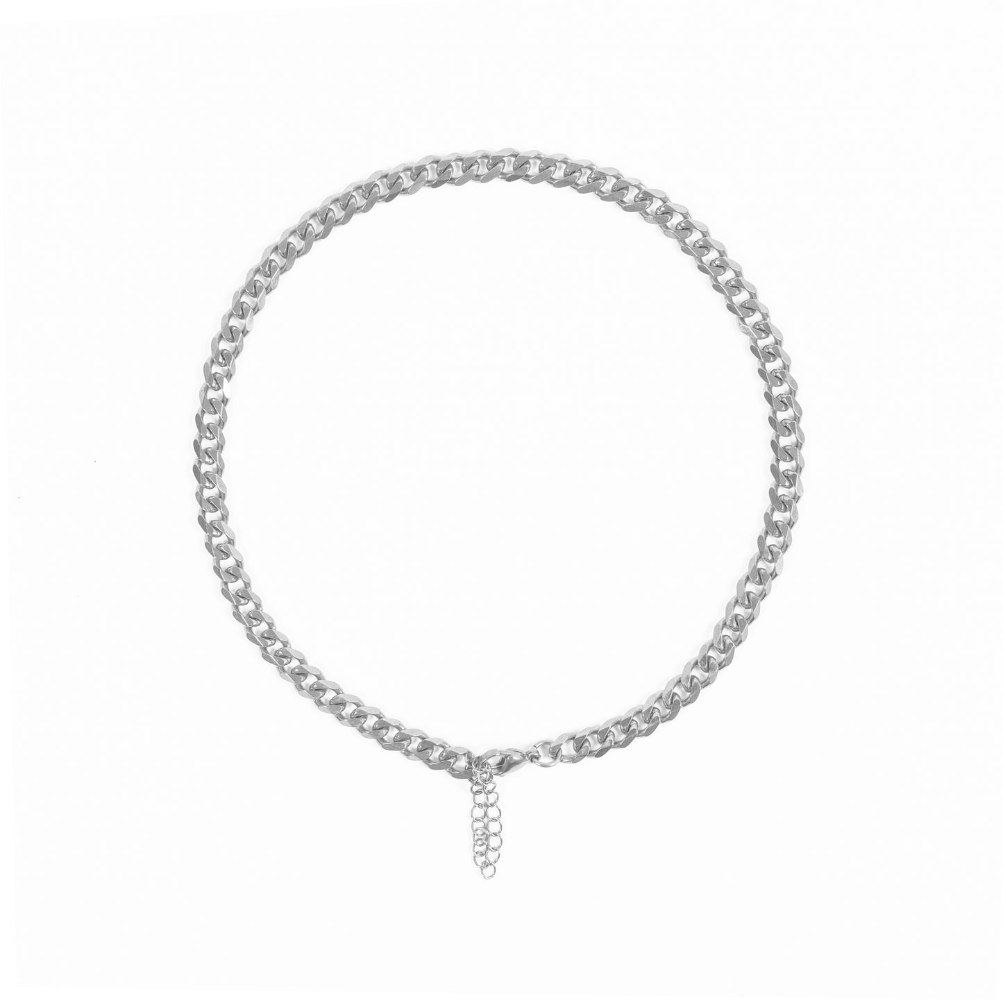 Cuban Choker Silver