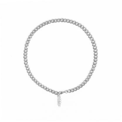 Cuban Choker Silver