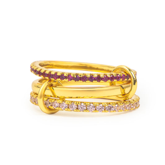 Stack Ring Pink
