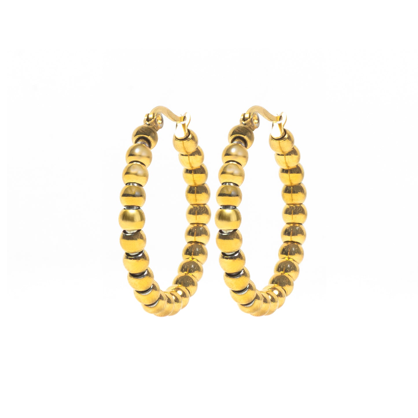 Dotted Hoop Gold